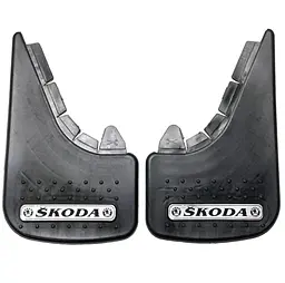 Бризковики малі з логотипом Skoda 350x250 мм з шипами