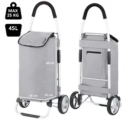Сумка-візок ShoppingCruiser Foldable 45 Grey (604360) - мініатюра 4