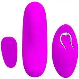 Трусики Baile Ly Romance Lisa Remote Panty Massager Purple Вібровкладка в, 9.5х3 см фіолетовий - мініатюра 3