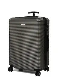 Валіза дорожній гігант (XL) полікарбонат Airtex 968 110л 75х50х30 см Темно-сірий (Dark grey)