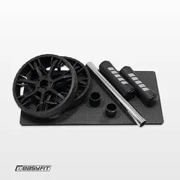 Ролик для пресу EasyFit BLM подвійний чорний - мініатюра 4