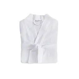Халат-кімоно з льону Lotus Home - Madrida білий L/XL