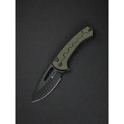 Складаний ніж Sencut Squiggy Drop Point 9Cr18MoV G10 98,9 мм чорний, темно-зелений - мініатюра 8