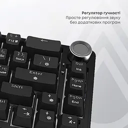 Клавіатура Ajazz AK690 Peach Mist Switch чорна (AK690-PM-B) [175704] - мініатюра 7