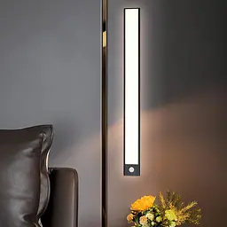Сенсорний світильник LED з датчиком руху MZ-L1005 (40*10*400mm) Black - мініатюра 2
