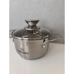  Каструля Vinnarc Bambini нержавіюча з кришкою 1 л (5410-VN) - мініатюра 2