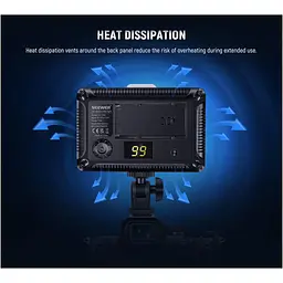 Накамерне світло Neewer PT-176S LED175 11W color 3200-5600K [110708] - мініатюра 4