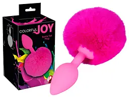 Анальна пробка - Colorful Joy Bunny Tail Plug Orion 42-05182120000 23466 - мініатюра 1