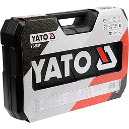 Набір головок торцевих Yato квадрат 1/2", 3/8", 1/4" з інструментами та насадками 216 шт. (YT-38841) - мініатюра 8