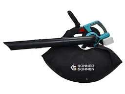 Konner & Sohnen Повітродув-пилосос садовий акумуляторний безщітковий 40В(20+20В) акб 2?4А·год 3.5кг - мініатюра 5