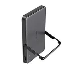 Зовнішній акумулятор Acefast M16-5000 PD18W ultra-thin magnetic wireless charging power bank with stand Black (6974316283997) - мініатюра 6