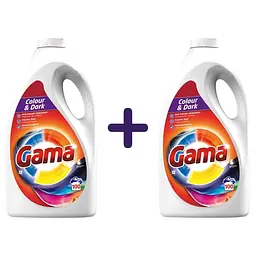 Гель для прання Gama Protect для кольорових та чорних речей 9 л (4.5 л х 2 шт.)
