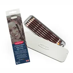 Кольорові олівці Coloursoft Skintone 6 кол. Derwent (5028252101943) - мініатюра 2