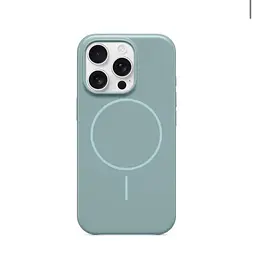 Чохол для iPhone 16e з MagSafe, захисний, глянцевий, з м’якою підкладкою, темно-бірюзовий