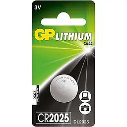 Батарейка GP lithium CR-2025 [123140] - мініатюра 2