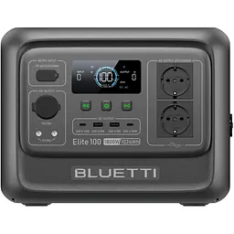 Зарядна станція BLUETTI Elite 100 V2 1800W (P-EL100V2-EU-GY-BL-010) [148780] - мініатюра 1