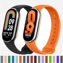 Силіконовий ремінець BeCover для Xiaomi Mi Smart Band 8 Rose Gold (709409) - мініатюра 2