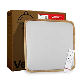 Стельовий світильник Glow матовий 60W 391 x 391 x 65 мм 3000К-6500К з ДК акація - мініатюра 7