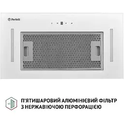 Витяжка Perfelli BIS 5884 WH 1200 LED - мініатюра 4