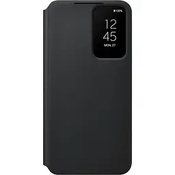 Оригінальний чохол-книжка Samsung для Galaxy S22 Plus S-View Clear View Cover (6.6") Чорний (EF-ZS906CBEGRU)