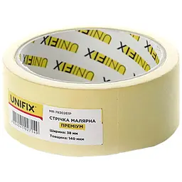 Скотч малярний Unifix 38 мм x 20 м преміум