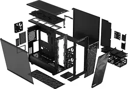 Корпус Fractal Design Meshify 2 XL Black TG LT (FD-C-MES2X-02) Без БП - мініатюра 12