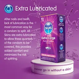 Класичні презервативи Skins Extra Large розмір XL - мініатюра 9