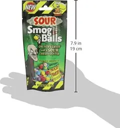 Кислі цукерки Toxic Waste Sour Smog Balls 85г - мініатюра 8