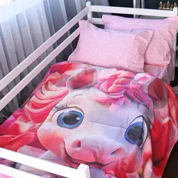 Комплект постільної білизни MirSon Kids Time 17-0715 Dreamy Pink Unicorn Ranforce Elite 143 x 210 см (2200010620610) - мініатюра 7