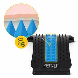 Тренажер для розтягування спини та хребта 4FIZJO 4 рівня Black/Blue (P-5905973400305) - мініатюра 2