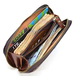 Чоловічий шкіряний клатч TARWA 20х9х2.5 см sum0026292 - мініатюра 4