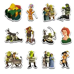 Стікерпак GeekLand Shrek 45 штук (SP SR 01) - мініатюра 5