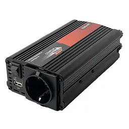 Перетворювач напруги Elegant 12V - 220V 500W-1000W З Розеткою 1 USB Клеми (EL 101 400) - мініатюра 2