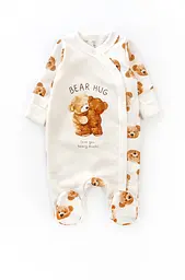 Чоловічок для немовлят з начосом Cute Bears на кнопках