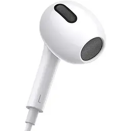 Навушники Baseus Encok 3.5mm lateral in-ear Wired Earphone H17 NGCR020002 White - мініатюра 3