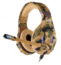 Ігрові навушники з мікрофоном та підсвічуванням No Brand GT94 Camo (MER-15577)