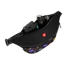 Поясна сумка-бананка для корму та аксесуарів Waudog Textile NASA, 33х17х10 см (5692) - мініатюра 2