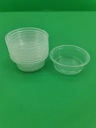 Соусник пластиковий 1,5OZ, 45 мл, 100 шт, колір прозорий, харчовий поліпропілен для соусів, доставки та HoReCa - мініатюра 2