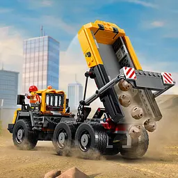 Конструктор LEGO City Самоскид і фронтальний ковшовий навантажувач (60494) - мініатюра 11
