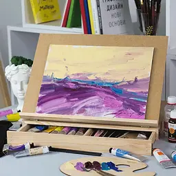 Мольберт-планшет Rosa Studio А3+ настільний 50×8.5×38 см з шухлядою ХДФ - мініатюра 4