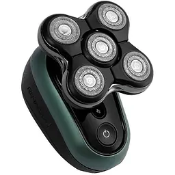 Remington Бритва електр. роторна RX7 ULTIMATE, бритв.головок-5, Li-Ion, сух.+волог., тример, чорно-зелений