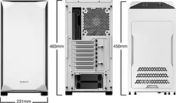 Корпус Be quiet! Pure Base 500 White (BG035) Без БП Б/в - мініатюра 5