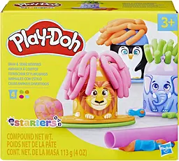 Набір для творчості Hasbro з масою для ліплення Play-Doh Grow and Style Animals (F8787)