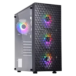 Корпус QUBE CARNIVAL RGB Black (CARNIVAL_FCNU3)