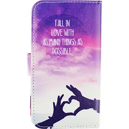 Чохол-книжка Toto Book Universal cover Picture magic with window 4-4.5" Рeart - мініатюра 4