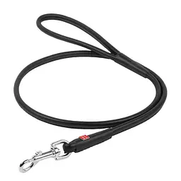 Повідець для собак шкіряний Waudog Glamour круглий XS Д 4 мм Дл 183 см (4820152568656)