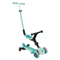 Самокат Globber Go Up Active Lights 360 колеса світяться до 20/50кг від 1 року м'ятний (749-206) - мініатюра 4