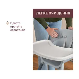 Стілець для годування Chicco Polly Zest, білий (87170.77) - мініатюра 5