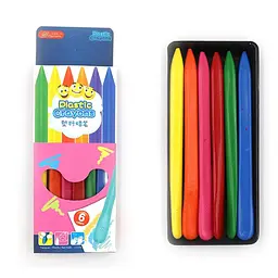 Крейда воскова Crayons, 6 кольорів