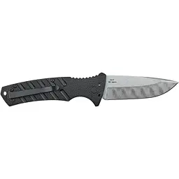 Ніж складний автоматичний Boker Plus Strike Damascus Чорний - мініатюра 2